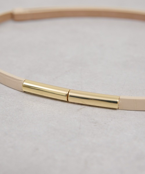 WEB限定カラーあり】スティックナローベルト（ベルト