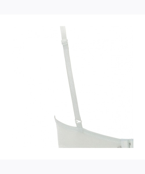 AMOSTYLE BY Triumph（アモスタイルバイトリンプ）の「チャーミングラマー ブラジャー ディアフローラル【B,C,Dカップ】AMST1434 WHU JX（ブラジャー・レディース・ピンク/モスグリーン/ブルー・B65/B70/B75/C65/C70/D65/D70/D75/D80/C75）」の18枚目の写真