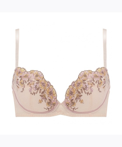 AMOSTYLE BY Triumph（アモスタイルバイトリンプ）の「チャーミングラマー ブラジャー ディアフローラル【B,C,Dカップ】AMST1434 WHU JX（ブラジャー・レディース・ピンク/モスグリーン/ブルー・B65/B70/B75/C65/C70/D65/D70/D75/D80/C75）」の17枚目の写真