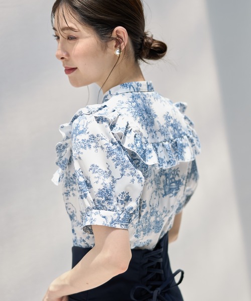 tocco closet（トッコ クローゼット）の「フリル付きタック入り