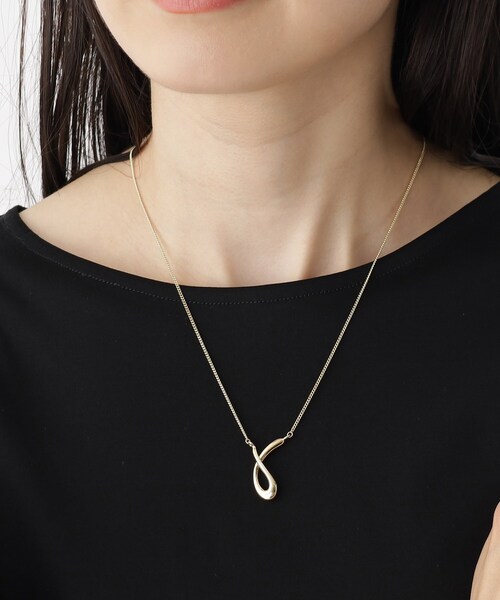 OPAQUE.CLIP（オペークドットクリップ）の「◆メタルモチーフネックレス（ネックレス・レディース・シルバー/ゴールド・00）」の8枚目の写真