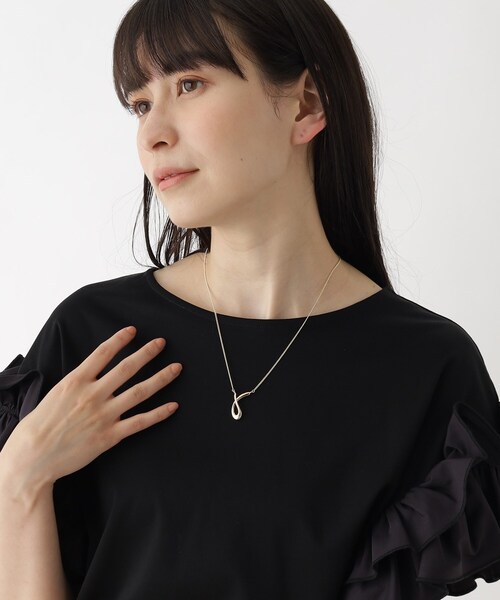 OPAQUE.CLIP（オペークドットクリップ）の「◆メタルモチーフネックレス（ネックレス・レディース・シルバー/ゴールド・00）」の7枚目の写真