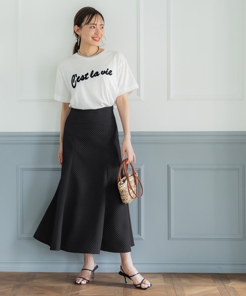 セール】ダイヤエンボスマーメイドスカート（スカート）｜coca（coca