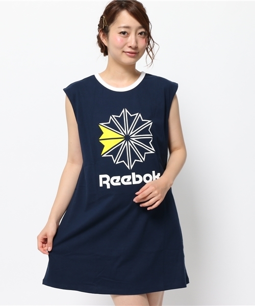 Reebok（リーボック）の「【Reebok×Kastane】Reebokコラボワンピース（ワンピース・レディース・ネイビー/ホワイト・FREE）」の10枚目の写真
