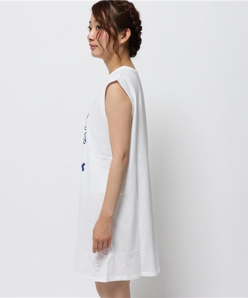 Reebok（リーボック）の「【Reebok×Kastane】Reebokコラボワンピース（ワンピース・レディース・ネイビー/ホワイト・FREE）」の4枚目の写真