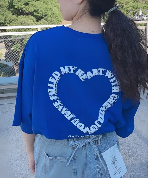 AS KNOW AS plus(アズノゥアズプラス)の「☆ハートモチーフアソートTシャツ(Tシャツ/カットソー・レディース・ブルー系/オフホワイト/オートミール/ホワイト系/チャコールグレー/アイボリー系/ホワイト系その他/グレー系その他/ホワイト系1/アイボリー系1/レッド系2/ホワイト系その他2/アイボリー系2/グレー系その他2・FREE)」の13枚目の写真