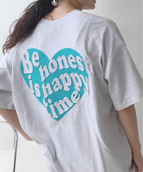 AS KNOW AS plus(アズノゥアズプラス)の「☆ハートモチーフアソートTシャツ(Tシャツ/カットソー・レディース・ブルー系/オフホワイト/オートミール/ホワイト系/チャコールグレー/アイボリー系/ホワイト系その他/グレー系その他/ホワイト系1/アイボリー系1/レッド系2/ホワイト系その他2/アイボリー系2/グレー系その他2・FREE)」の9枚目の写真