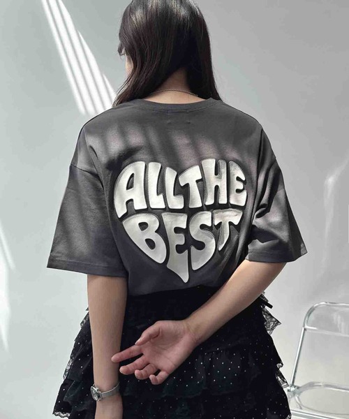 AS KNOW AS plus(アズノゥアズプラス)の「☆ハートモチーフアソートTシャツ(Tシャツ/カットソー・レディース・ブルー系/オフホワイト/オートミール/ホワイト系/チャコールグレー/アイボリー系/ホワイト系その他/グレー系その他/ホワイト系1/アイボリー系1/レッド系2/ホワイト系その他2/アイボリー系2/グレー系その他2・FREE)」の8枚目の写真