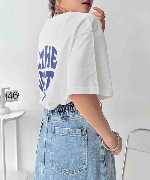 AS KNOW AS plus(アズノゥアズプラス)の「☆ハートモチーフアソートTシャツ(Tシャツ/カットソー・レディース・ブルー系/オフホワイト/オートミール/ホワイト系/チャコールグレー/アイボリー系/ホワイト系その他/グレー系その他/ホワイト系1/アイボリー系1/レッド系2/ホワイト系その他2/アイボリー系2/グレー系その他2・FREE)」の19枚目の写真