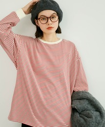 ROPE' PICNIC | BIGボーダーカットトップス(Tシャツ/カットソー)