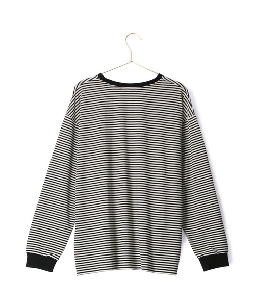 ROPE' PICNIC（ロペピクニック）の「BIGボーダーカットトップス/リンクコーデ（Tシャツ/カットソー・レディース・レッド系その他/ブラック系その他・38）」の3枚目の写真