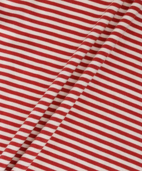 ROPE' PICNIC（ロペピクニック）の「BIGボーダーカットトップス/リンクコーデ（Tシャツ/カットソー・レディース・レッド系その他/ブラック系その他・38）」の9枚目の写真