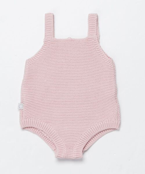 STELLA McCARTNEY(ステラマッカートニー)の「STELLA McCARTNEY (ステラマッカートニー) Kids & Junior ウールブレンドロンパース(ロンパース・キッズ・ピンク・12M/6M)」の2枚目の写真