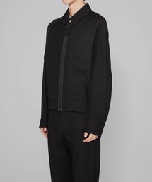 JACQUEMUS ブルゾン BLACK 46 LE BLOUSON LINU Jacquemus Le Blouson Linu Grosgrain Bomber Jacket Black