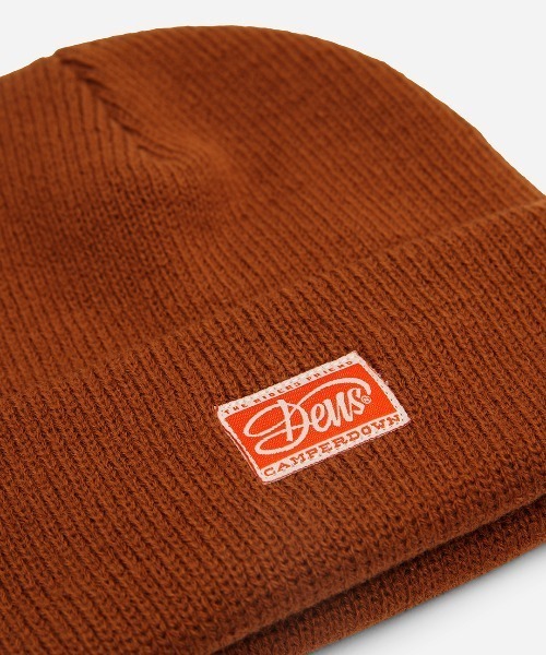 DEUS EX MACHINA（デウスエクスマキナ）の「SELWYN BEANIE（ニットキャップ/ビーニー・メンズ・レッド系/ブルー/タン/ブラック・OS）」の6枚目の写真