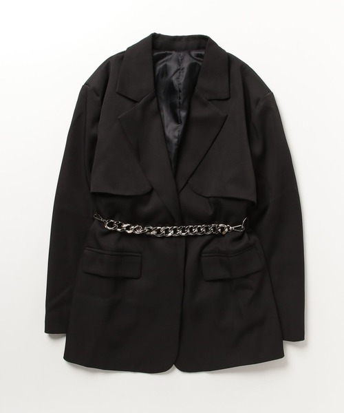 Chain Belt Loose Jacket
