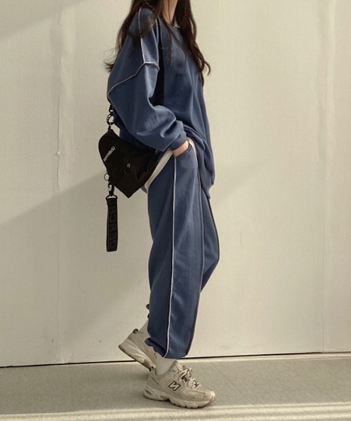 gossip！ロサンゼルス（ゴシップロサンゼルス）の「メローロック トレーナーセットアップ（スウェット・レディース・ベージュ/グレー/ブラック/ネイビー・FREE）」の17枚目の写真