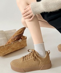 Shoes in Closet | 軽量厚底 ベーシック シンプル スニーカー 6884(スニーカー)