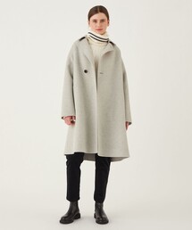 23AW ギャルリーヴィー ウールカシミヤダブルフェイス オーバーコート ギャルリー・ヴィー GALERIE VIE ウールカシミヤダブルフェイス