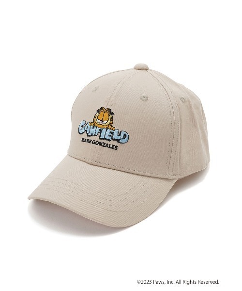Mark Gonzales（マーク・ゴンザレス）の「マークゴンザレス GARFIELDコラボ ローキャップ 【(What it isNt) ART BY MARK GONZALES】（キャップ・メンズ・ホワイト/ベージュ/ブラック・FREE）」の3枚目の写真
