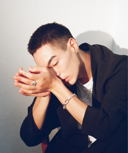 Nothing And Others(ナッシングアンドアザーズ)の「「Nothing And Others/ナッシングアンドアザーズ」UN Combination Bracelet(ブレスレット・メンズ・ブラック/シルバー・FREE)」の4枚目の写真