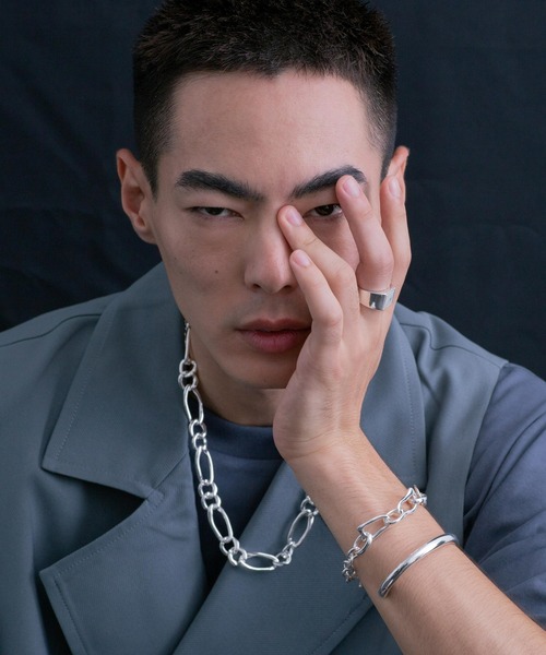 Nothing And Others(ナッシングアンドアザーズ)の「「Nothing And Others/ナッシングアンドアザーズ」UN Combination Bracelet(ブレスレット・メンズ・ブラック/シルバー・FREE)」の7枚目の写真