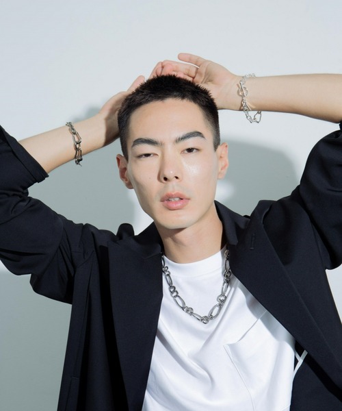 Nothing And Others(ナッシングアンドアザーズ)の「「Nothing And Others/ナッシングアンドアザーズ」UN Combination Bracelet(ブレスレット・メンズ・ブラック/シルバー・FREE)」の5枚目の写真