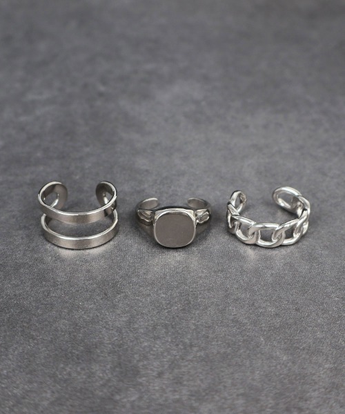 4INT.（フォイント）の「ブラス メンズライク リング3セット（リング・メンズ・D/C/B/E/A・FREE）」の3枚目の写真