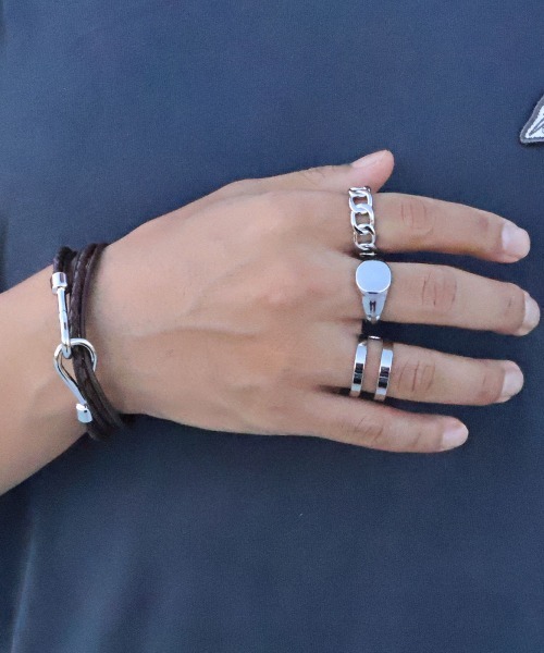 4INT.（フォイント）の「ブラス メンズライク リング3セット（リング・メンズ・D/C/B/E/A・FREE）」の9枚目の写真