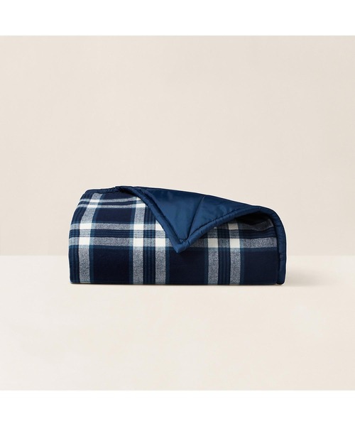 ポロ ラルフローレン ブランケット PEMBROKE 紺 ネイビー Avril ハーフ ブランケット | RALPH LAUREN HOME/ラルフ ローレン