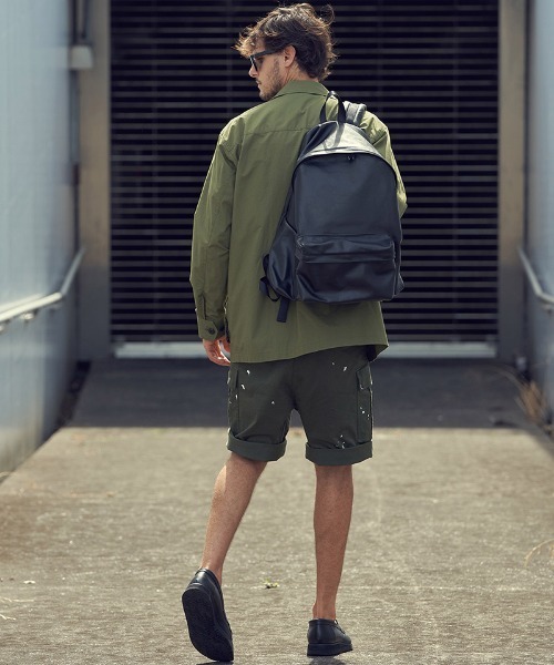 wjk（ダヴルジェイケイ）の「mko11536- leather back pack バックパック（バックパック/リュック・メンズ・ブラック・FREE）」の3枚目の写真