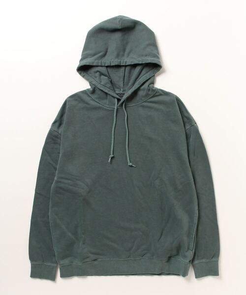 TRAP/U (トラップユー)の「オーバーサイズ 裏毛 ピグメント加工 パーカー(パーカー・メンズ・グリーン系その他/ブラック/ネイビー・M/L)」の3枚目の写真