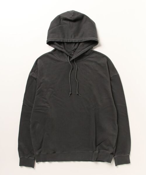TRAP/U (トラップユー)の「オーバーサイズ 裏毛 ピグメント加工 パーカー(パーカー・メンズ・グリーン系その他/ブラック/ネイビー・M/L)」の1枚目の写真