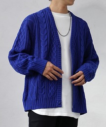 MinoriTY | 【MinoriTY】ケーブル編みビッグシルエットカーディガン メンズ オーバーサイズ ルーズフィット 春服 冬服(カーディガン/ボレロ)