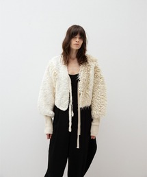 LEINWANDE ラインヴァンド ニット カーディガン ガウン leinwande（ラインヴァンド）】Loop Combination Cardigan