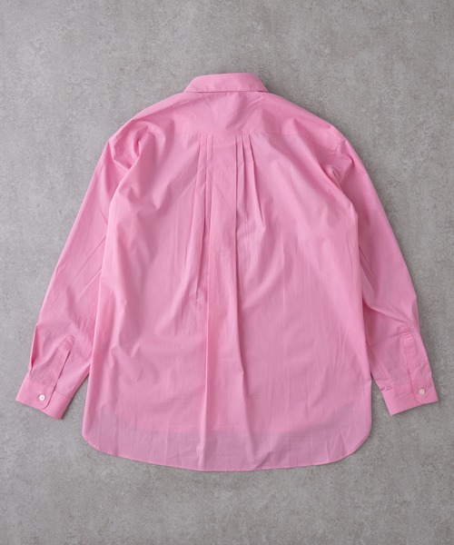 BRICK & SONS(ブリックアンドサンズ)の「&リラックスバックプリーツシャツ<ホットピンク>(シャツ/ブラウス・メンズ・ピンク・S/XS/L/M)」の2枚目の写真