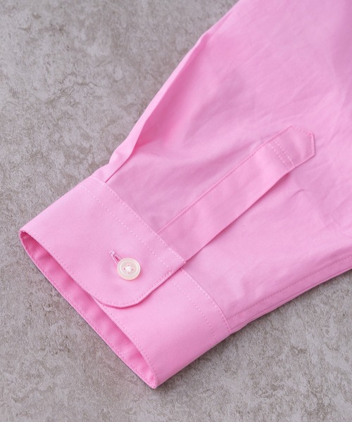 BRICK & SONS(ブリックアンドサンズ)の「&リラックスバックプリーツシャツ<ホットピンク>(シャツ/ブラウス・メンズ・ピンク・S/XS/L/M)」の4枚目の写真