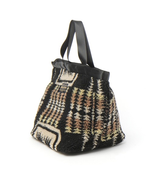 PENDLETON(ペンドルトン)の「【PENDLETON(ペンドルトン)】ボアトート(トートバッグ・レディース・ブラック/オフホワイト/ブラウン・FREE)」の11枚目の写真