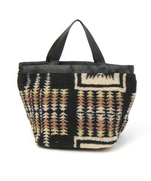 PENDLETON(ペンドルトン)の「【PENDLETON(ペンドルトン)】ボアトート(トートバッグ・レディース・ブラック/オフホワイト/ブラウン・FREE)」の5枚目の写真