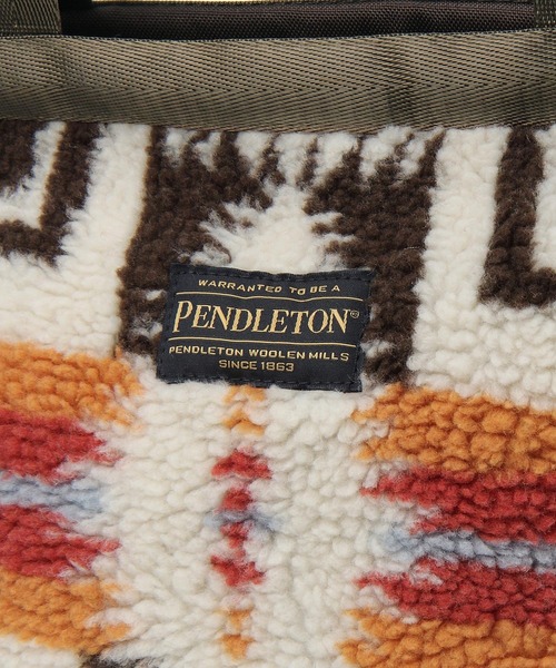 PENDLETON(ペンドルトン)の「【PENDLETON(ペンドルトン)】ボアトート(トートバッグ・レディース・ブラック/オフホワイト/ブラウン・FREE)」の12枚目の写真
