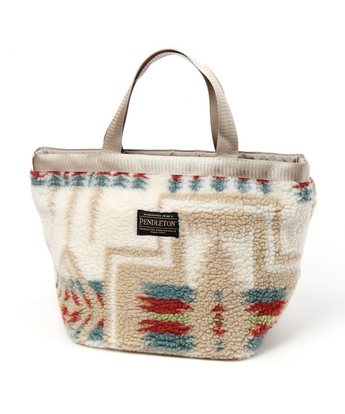 PENDLETON(ペンドルトン)の「【PENDLETON(ペンドルトン)】ボアトート(トートバッグ・レディース・ブラック/オフホワイト/ブラウン・FREE)」の15枚目の写真