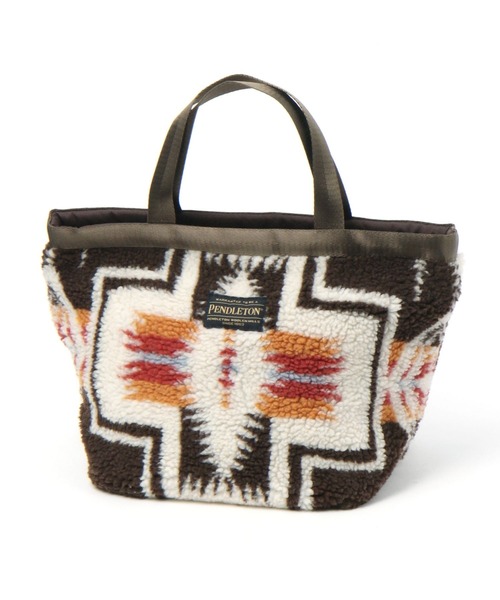 PENDLETON(ペンドルトン)の「【PENDLETON(ペンドルトン)】ボアトート(トートバッグ・レディース・ブラック/オフホワイト/ブラウン・FREE)」の16枚目の写真