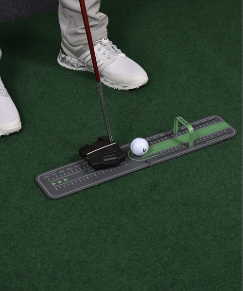 COMON GOLF（コモンゴルフ）の「正確なインパクトが身につく ゴルフパタースイング パッティングトレーナー（ゴルフグッズ・メンズ・グレー・FREE）」の8枚目の写真