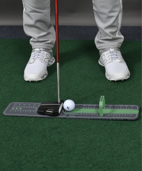 COMON GOLF（コモンゴルフ）の「正確なインパクトが身につく ゴルフパタースイング パッティングトレーナー（ゴルフグッズ・メンズ・グレー・FREE）」の9枚目の写真