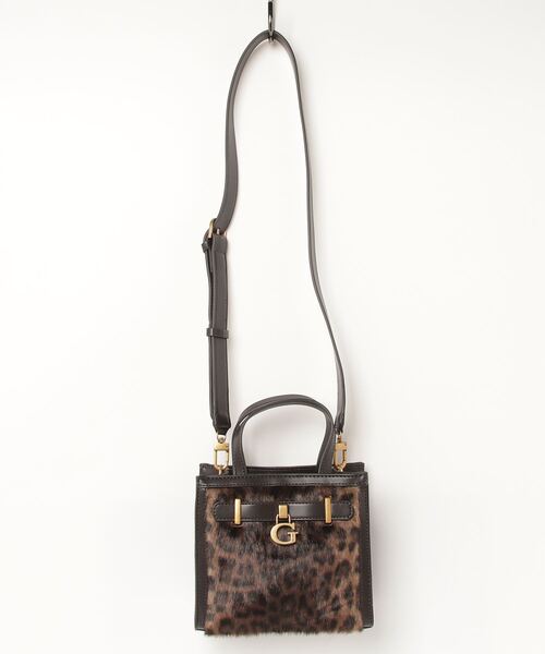 Guess（ゲス）の「BERGEN 2 Compartment Mini Tote トートバッグ レディース（トートバッグ・レディース・レオパード・ONE SIZE）」の5枚目の写真