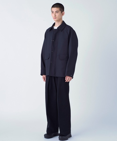 STUDIOUS（ステュディオス）の「【PUBLIC TOKYO/パブリックトウキョウ】オーバーハンティングブルゾン（カバーオール・メンズ・カーキ/ブラック/ライトブラウン・1/2/3）」の4枚目の写真