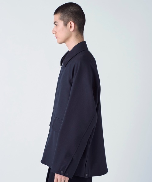 STUDIOUS（ステュディオス）の「【PUBLIC TOKYO/パブリックトウキョウ】オーバーハンティングブルゾン（カバーオール・メンズ・カーキ/ブラック/ライトブラウン・1/2/3）」の6枚目の写真