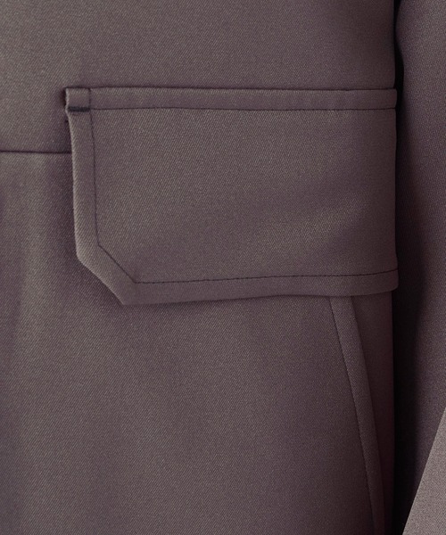 STUDIOUS（ステュディオス）の「【PUBLIC TOKYO/パブリックトウキョウ】オーバーハンティングブルゾン（カバーオール・メンズ・カーキ/ブラック/ライトブラウン・1/2/3）」の20枚目の写真