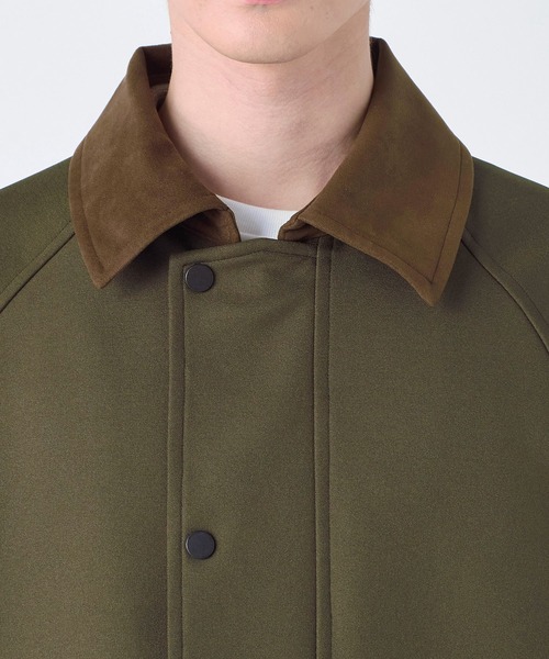 STUDIOUS（ステュディオス）の「【PUBLIC TOKYO/パブリックトウキョウ】オーバーハンティングブルゾン（カバーオール・メンズ・カーキ/ブラック/ライトブラウン・1/2/3）」の14枚目の写真