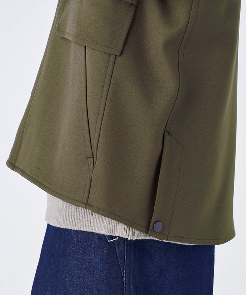 STUDIOUS（ステュディオス）の「【PUBLIC TOKYO/パブリックトウキョウ】オーバーハンティングブルゾン（カバーオール・メンズ・カーキ/ブラック/ライトブラウン・1/2/3）」の16枚目の写真